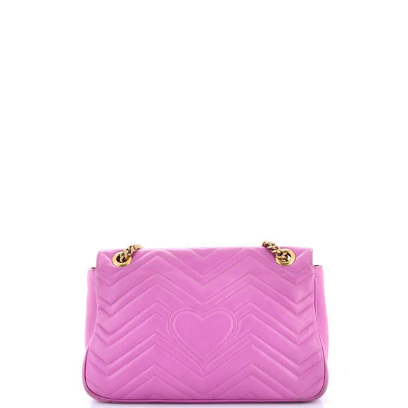 Gucci Medium GG Marmont Flap Bag Matelasse Leather - Picture 3 of 7